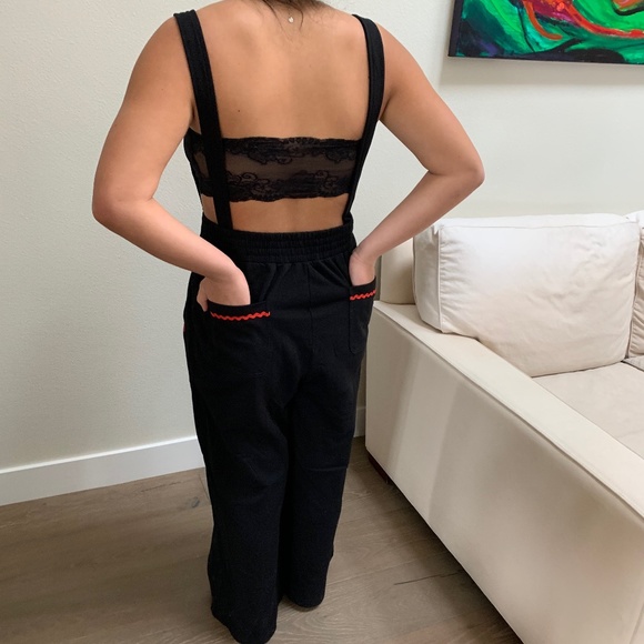 TeeBerry & Weave Apron Front Wide Leg Jumpsuit - Picture 11 of 16